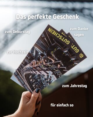 🎁 Geschenk-Alarm für Abenteuerlustige! 🚀
Vergiss langweilige Geschenke - der Brückensteig Gutschein ist DIE Überraschung! 107 Meter über dem Bergischen Land, atemberaubende Aussichten und Nervenkitzel garantiert 😍
✨ Highlights:
➡️ In einer exklusiven Holzbox
➡️ 2,5h Adrenalin-Tour
➡️ Gruppenfoto inklusive
➡️ 3 Jahre gültig
✨ Perfekt für:
➡️ Mutige Freunde
➡️ Abenteuer-Fans
An wen würdest ihr den Gutschein verschenken? 
 #brueckensteig #bergischesland #solingen #diebergischendrei #brückensteig #ausflugsziele #ausflugstipp